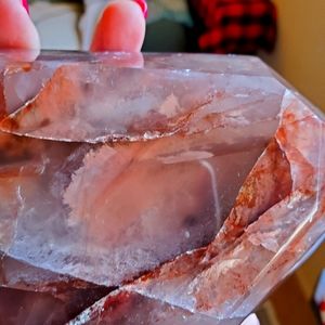 Double Point Strawberry Hematoid Quartz